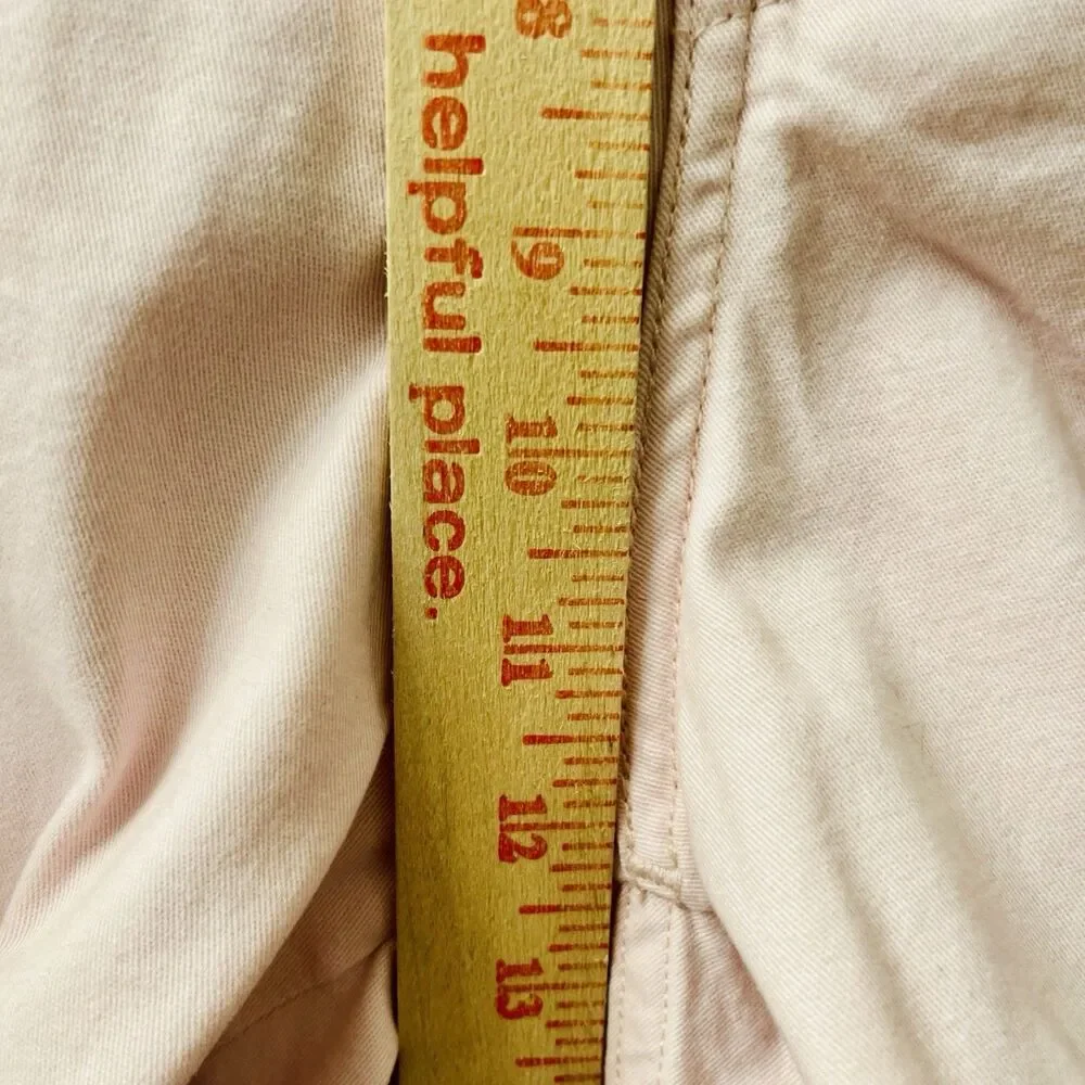 Levi’s Utility Shorts Women’s‎ 32 Light Blush Pink 90s Mid Rise Pockets Stretch